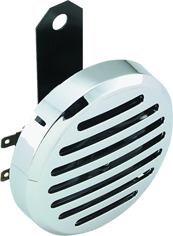 Bikers Choice Chrome Slotted Fits Custom Electric Horn 12 Volt Universal