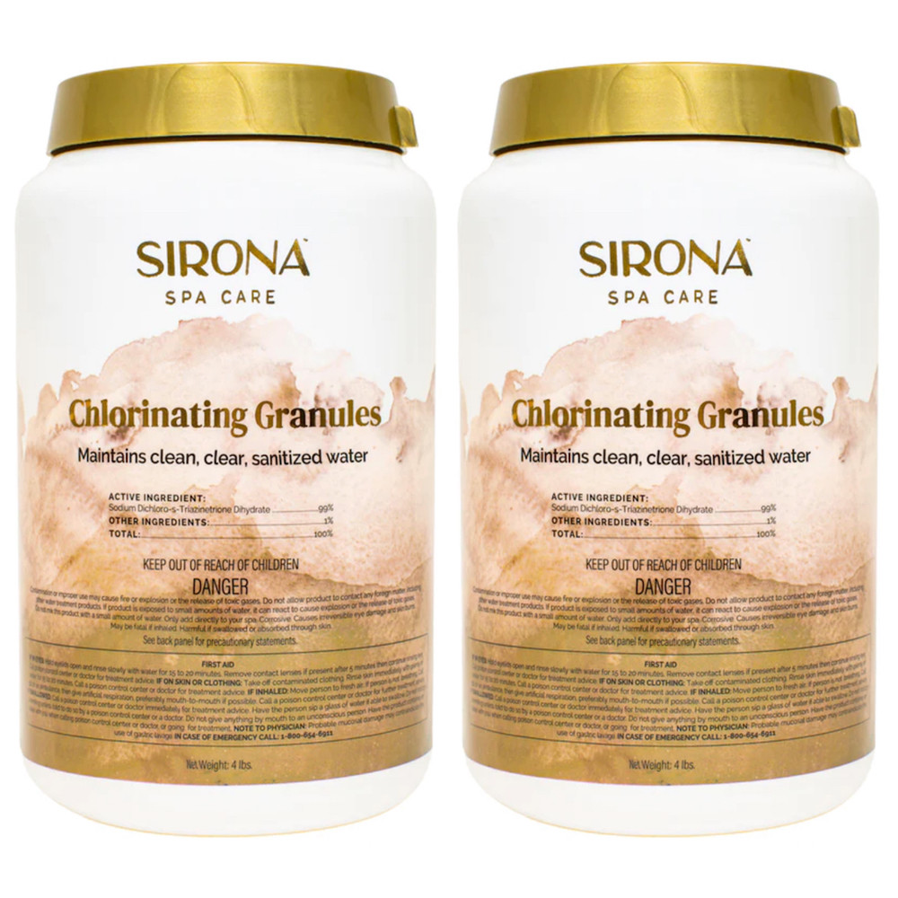 Sirona Spa Care Chlorinating Granules 4 lb - 2 Pack