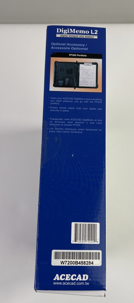 ACECAD DigiMemo L2 Letter Size Digital Notepad /w Pen Manual Software