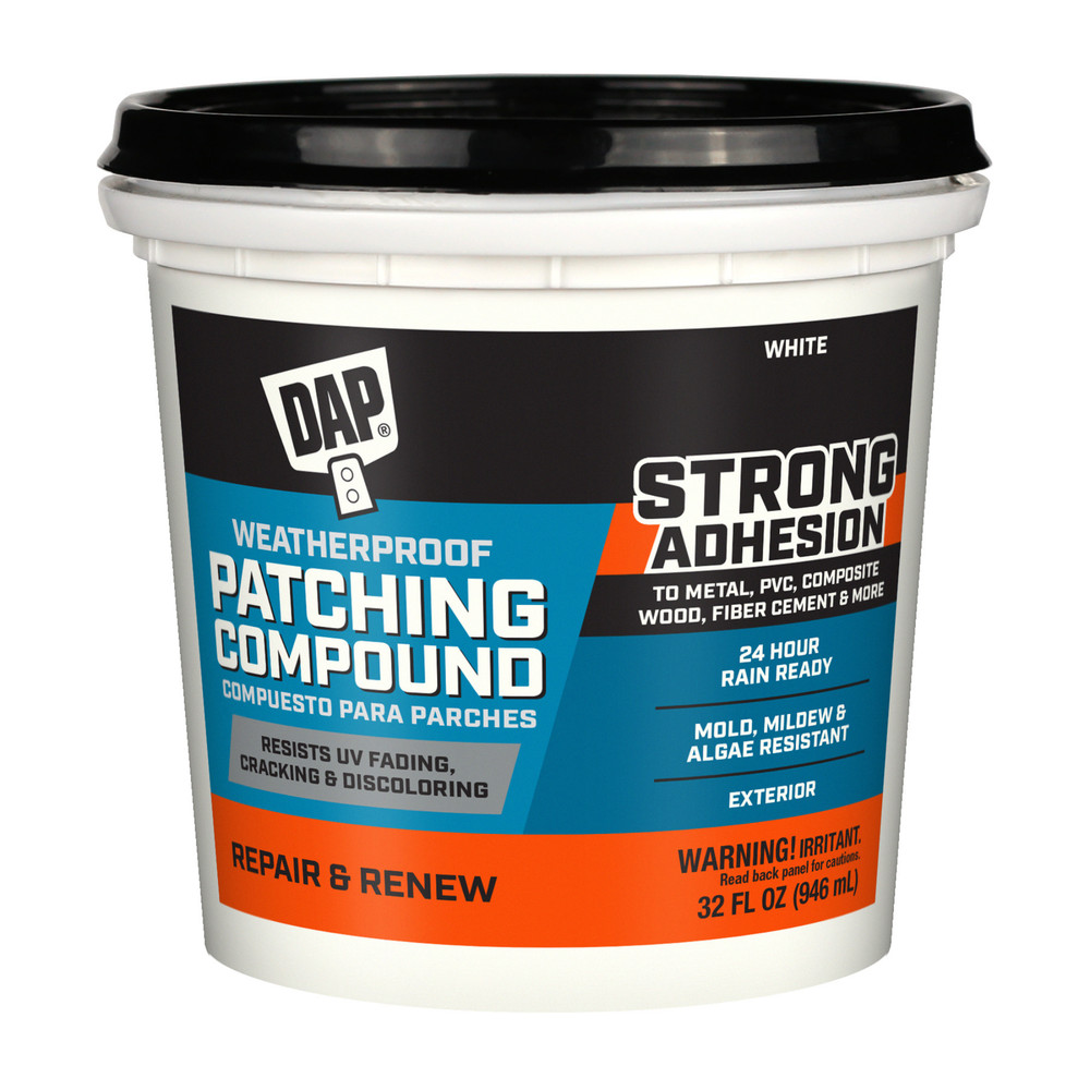 DAP Weatherproof Patching Compound: 32 fl. oz. (White)