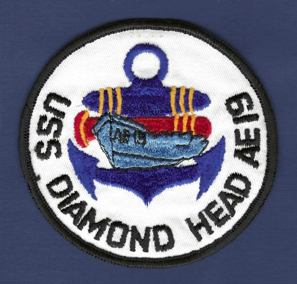 USS DIAMOND HEAD AE-19 Ammunition Ship Ship's Crest Patch