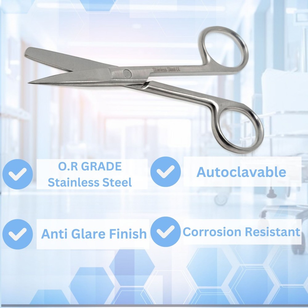 Surgical Dressing Scissors Sharp/Blunt 4.5" Medical Operating Nursing First Aid