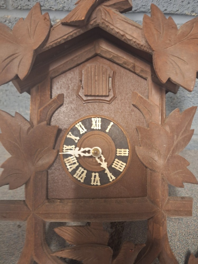 German Black Forest made Herbert Herr 8 day Cuckoo Clock -Untested.