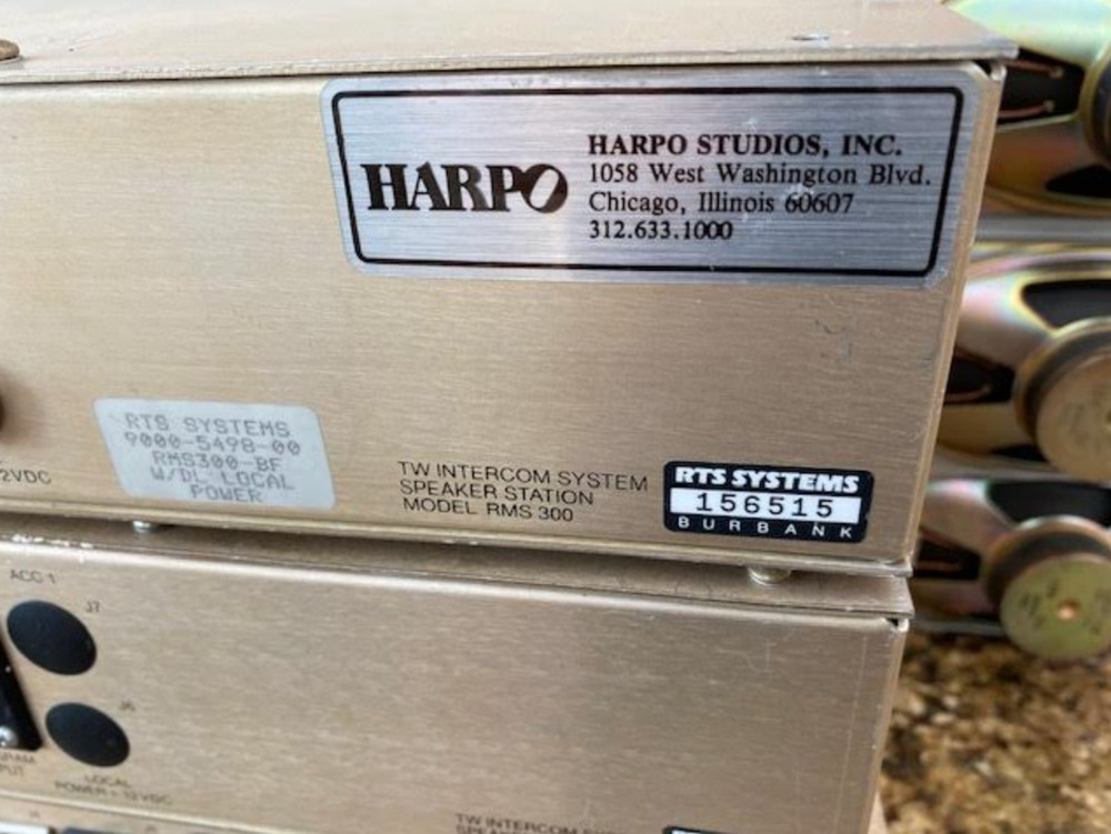 RTS Systems Intercom RMS300 w/ Micrphone & Speaker - From Oprah Winfrey studios