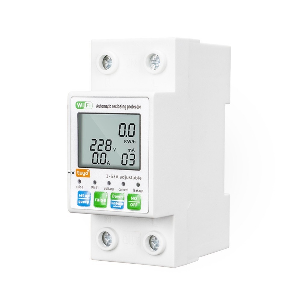 Current Breaker Multiple Protection Overvoltage Protection Digital LCD Display