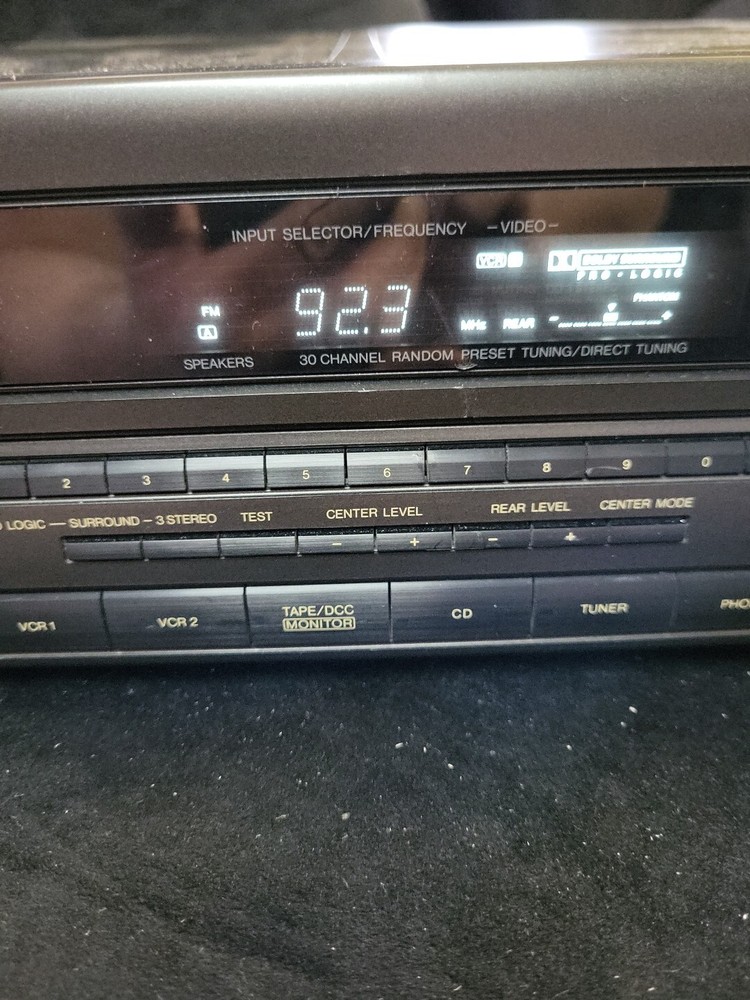 Vtg Technics AV Control Stereo Receiver SA-G9057-Powers On