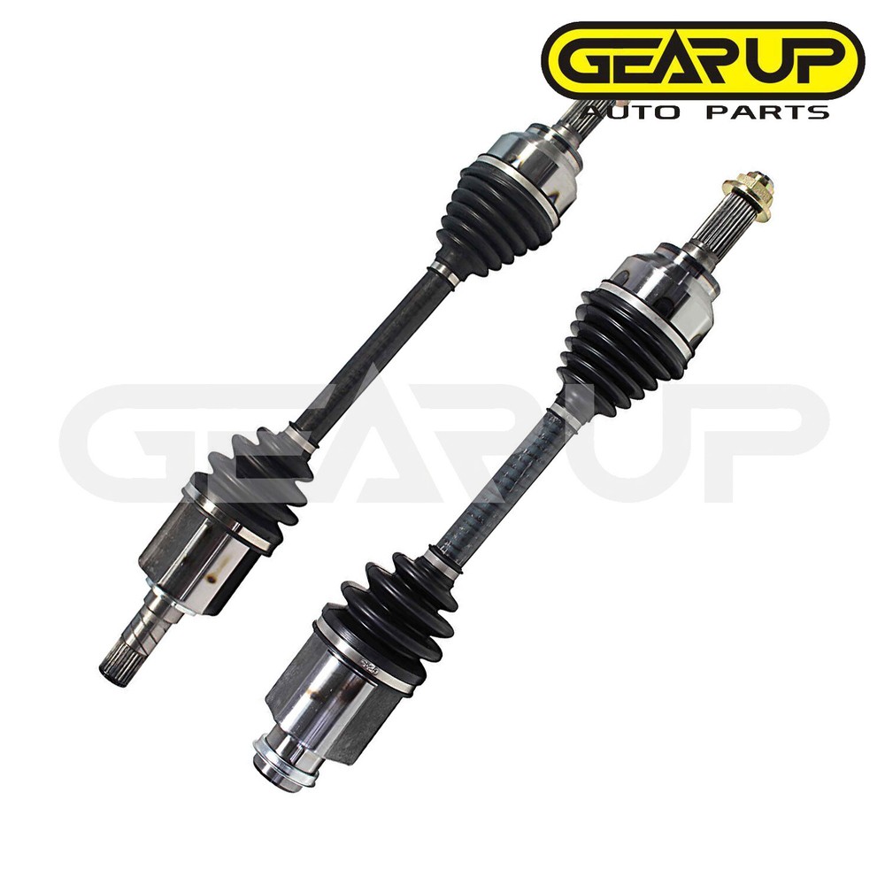 Front Pair CV Axle Joint Shaft Assembly for 2007-2013 Mazda 3 Automatic Trans