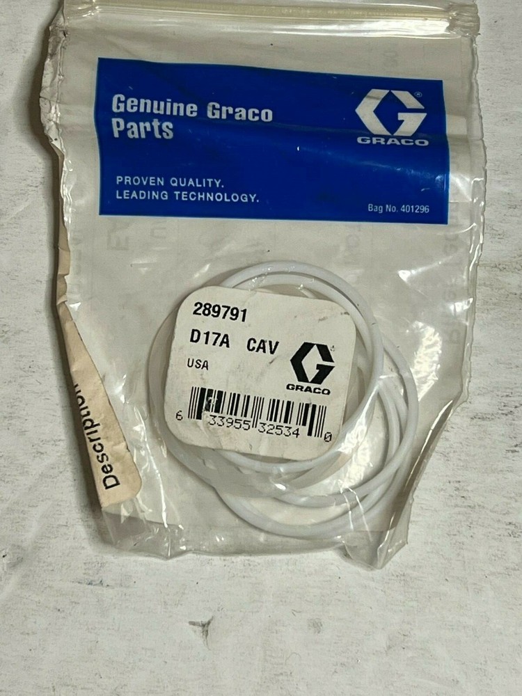 nos ! Graco 289791 Aircap Seal Kit