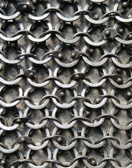 Round Riveted With Flat Warser Chainmail shirt 9 mm Medium Size Full sleeve Hube