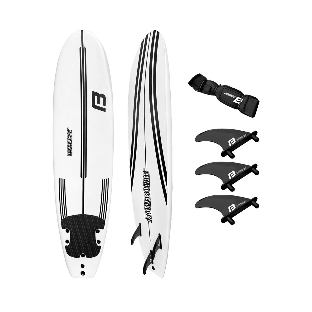 FLOWBOARD Surfboard Softboard Foam 6' - includes (3) F