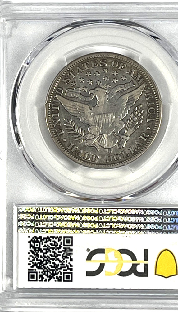 1900-O Barber Half Dollar : PCGS VF20