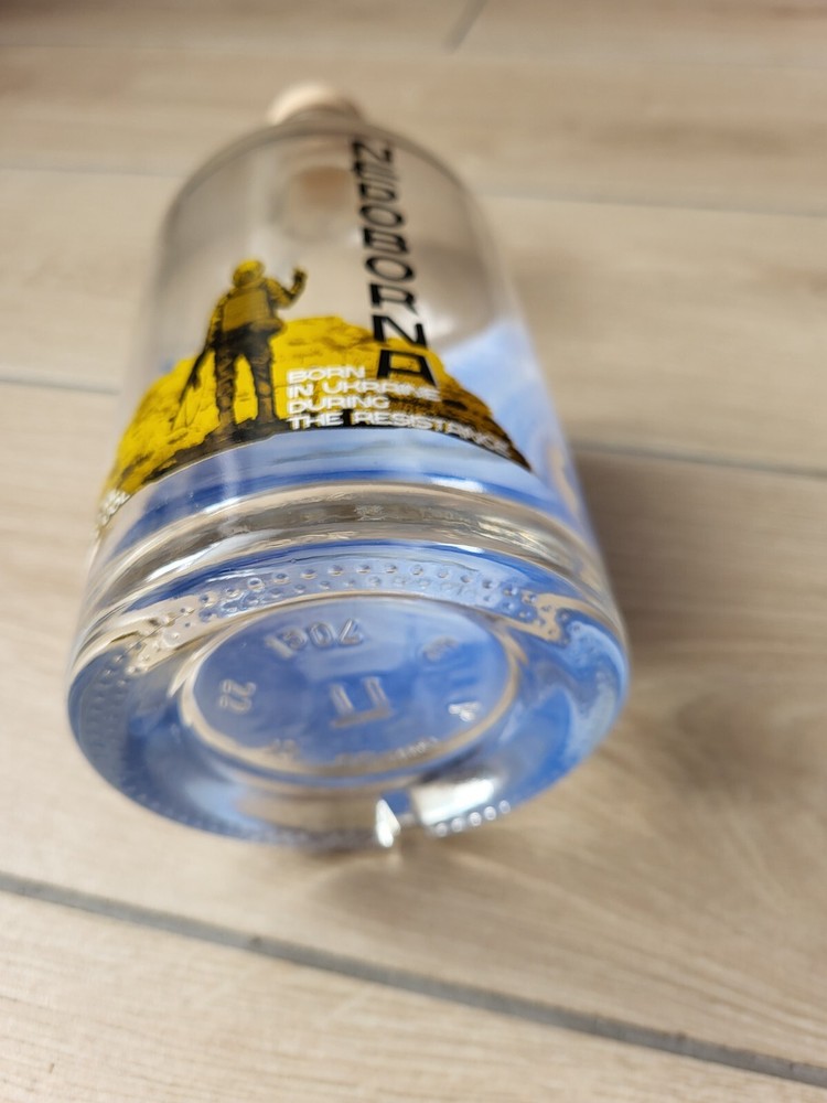Ukrainian Vodka Empty Bottle 0.7l Russian Military Ship Done