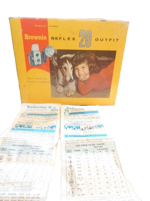 Kodak Brownie Reflex 20 Outfit Camera Not Tested