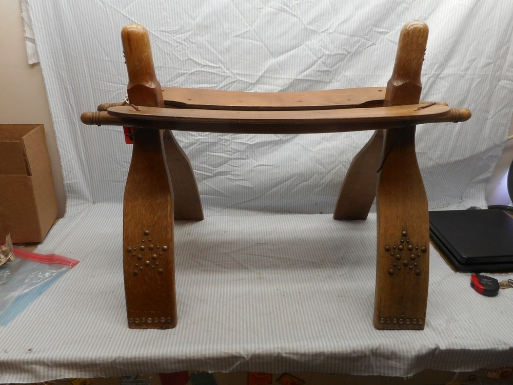 Vintage, Wood Camel Saddle