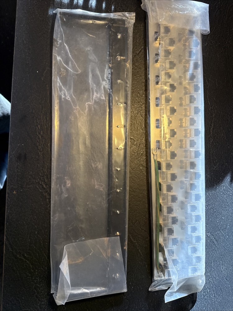 Black Box Category 6A Feed Through Panel Shielded - 48 Port