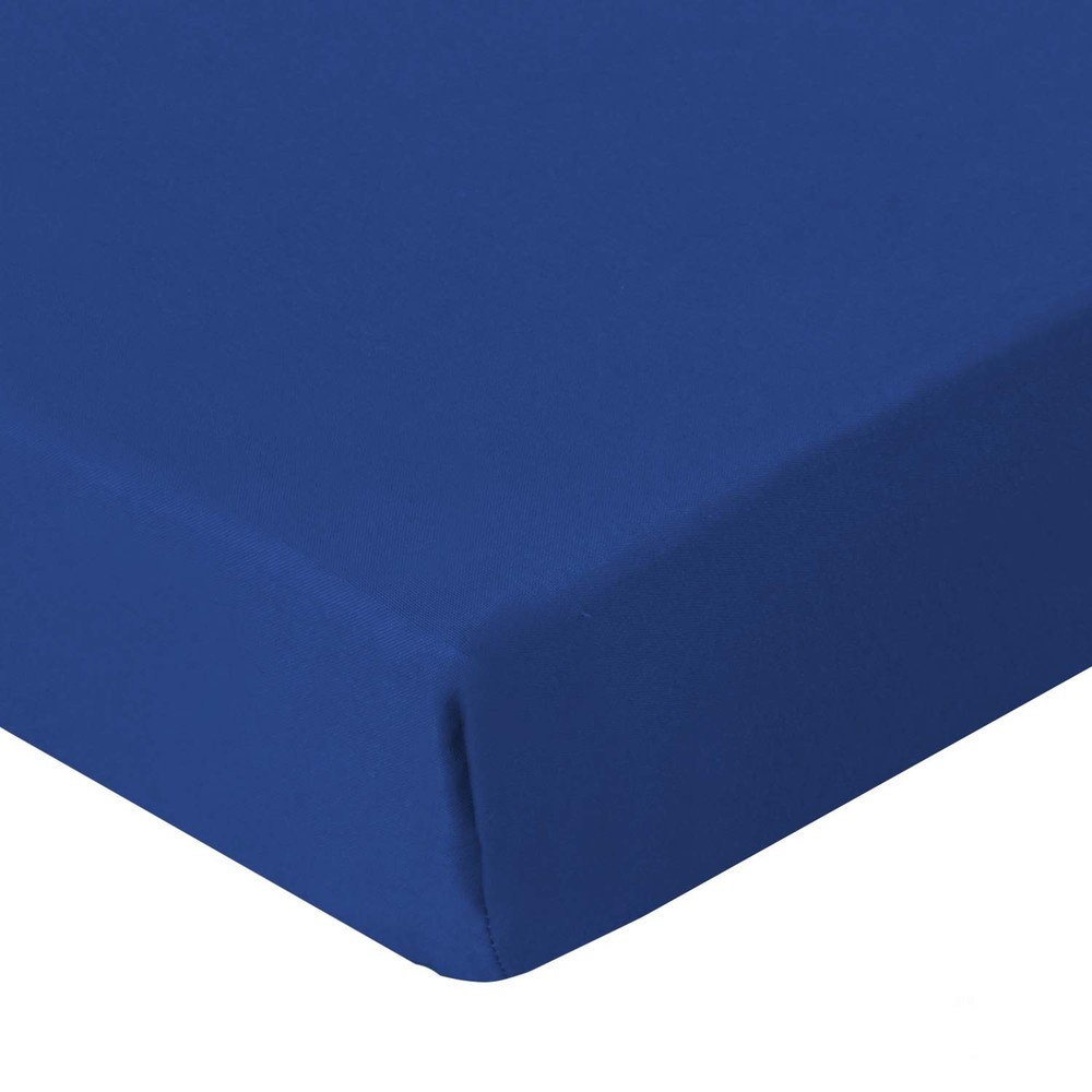 Biloban Crib Sheets Fitted for Boys, 2 Pack Sheets, Grey & Navy