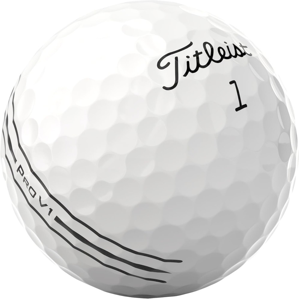 Titleist 2025 Pro V1 Enhanced Alignment Golf Balls One Dozen