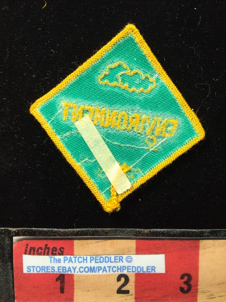 GO GREEN ~ ENVIRONMENT JACKET PATCH ~ Conservation Ecology Natural 62T2