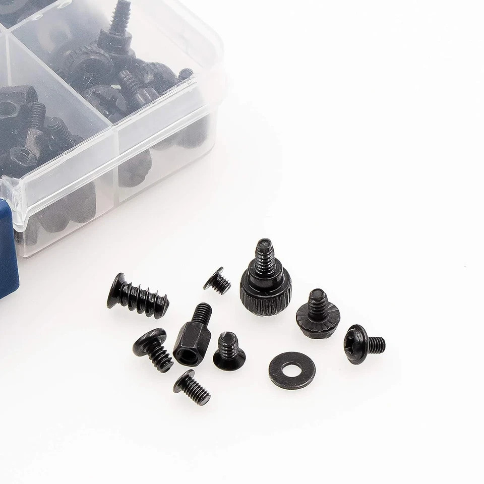 400Pcs Computer Screws Standoffs Kit SSD Screw for Universal Motherboard PC