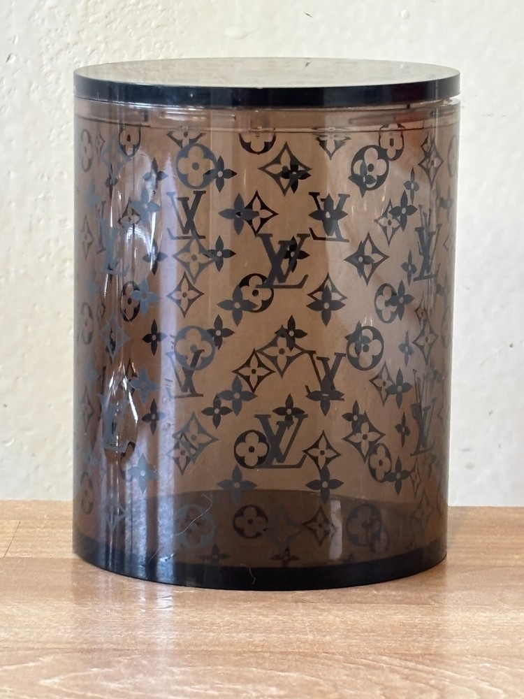 Louis Vuitton Acetate Monogram Pattern Jar