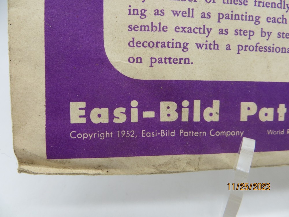 Vintage Farmyard Pull Toys No. 79 Easi-Bild Pattern 1952