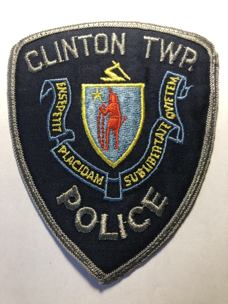 Clinton Township Massachusetts Police Patch