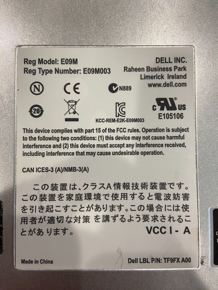 Dell EqualLogic Control Module 18 E09M E09M003