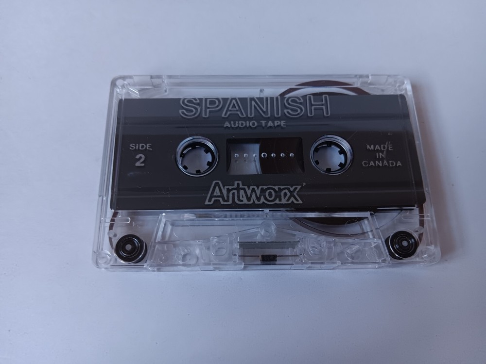 Commodore 64 Linkword Spanish Computer Software Tested/Works Artworx Box Damage