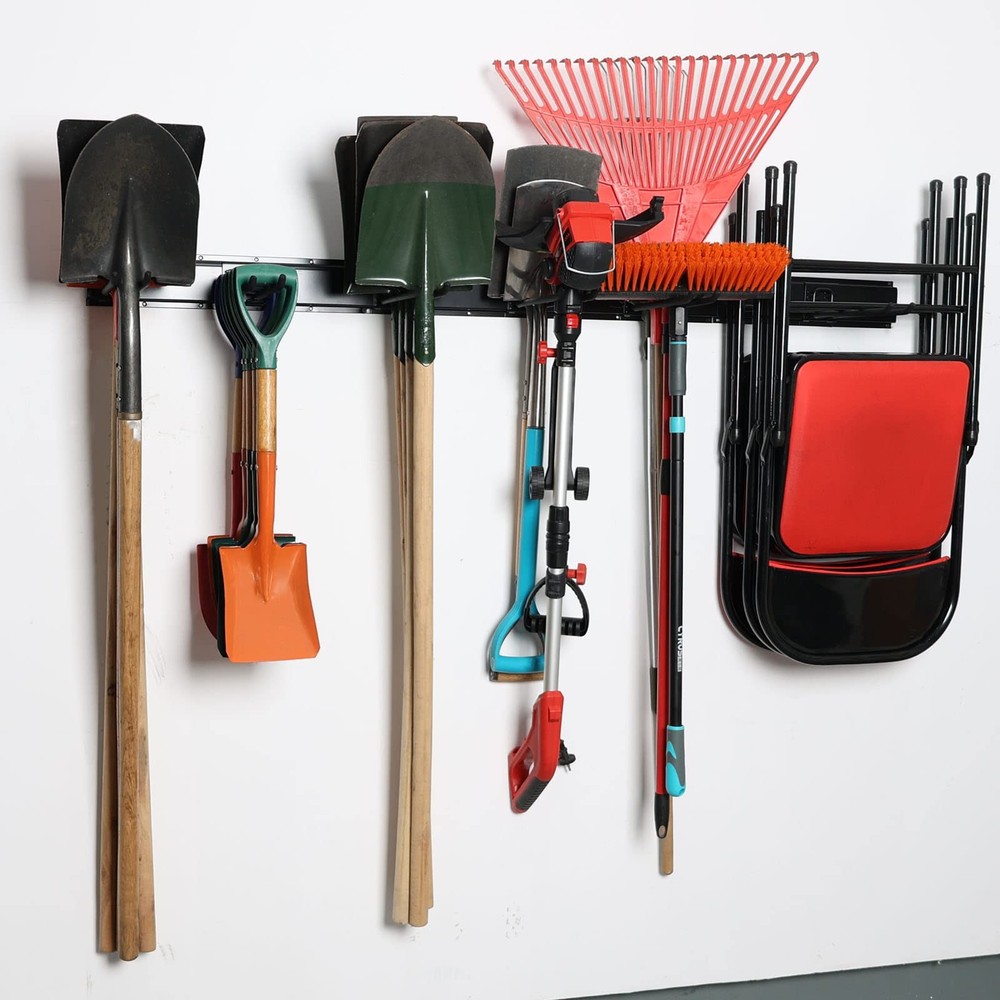 Wallmaster Garage Storage Organization Wall Mount, Garden Tool Rack Organizer...