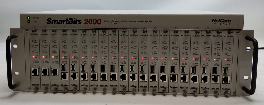 SmartBits 2000 Netcom Systems Performance Analysis System 120/240V 50-60Hz