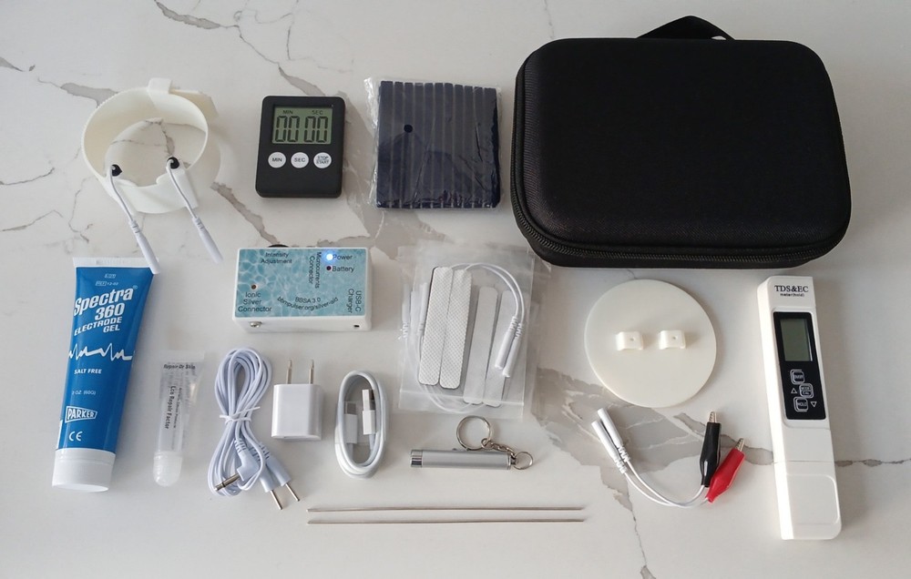 “Silver Aid 3.0” (Blood Electrification and Ionic Colloidal Silver kit) BBSA 3.0