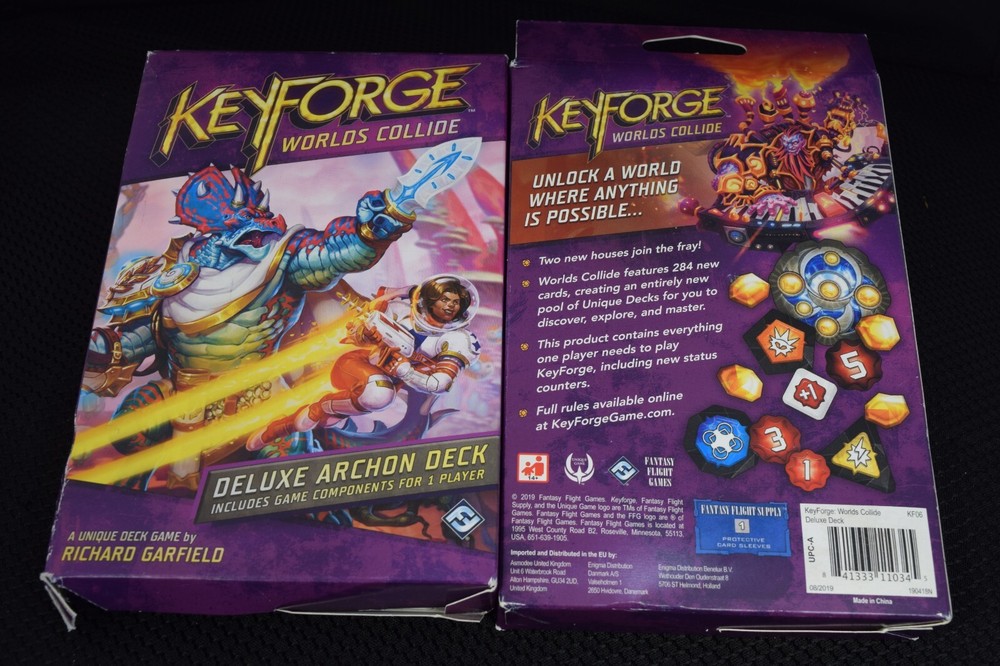 Keyforge Worlds Collide Deluxe Archon Deck Sealed