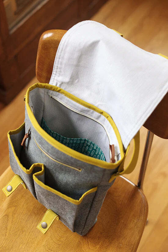 Campfire Messenger Bag Pattern by Noodlehead