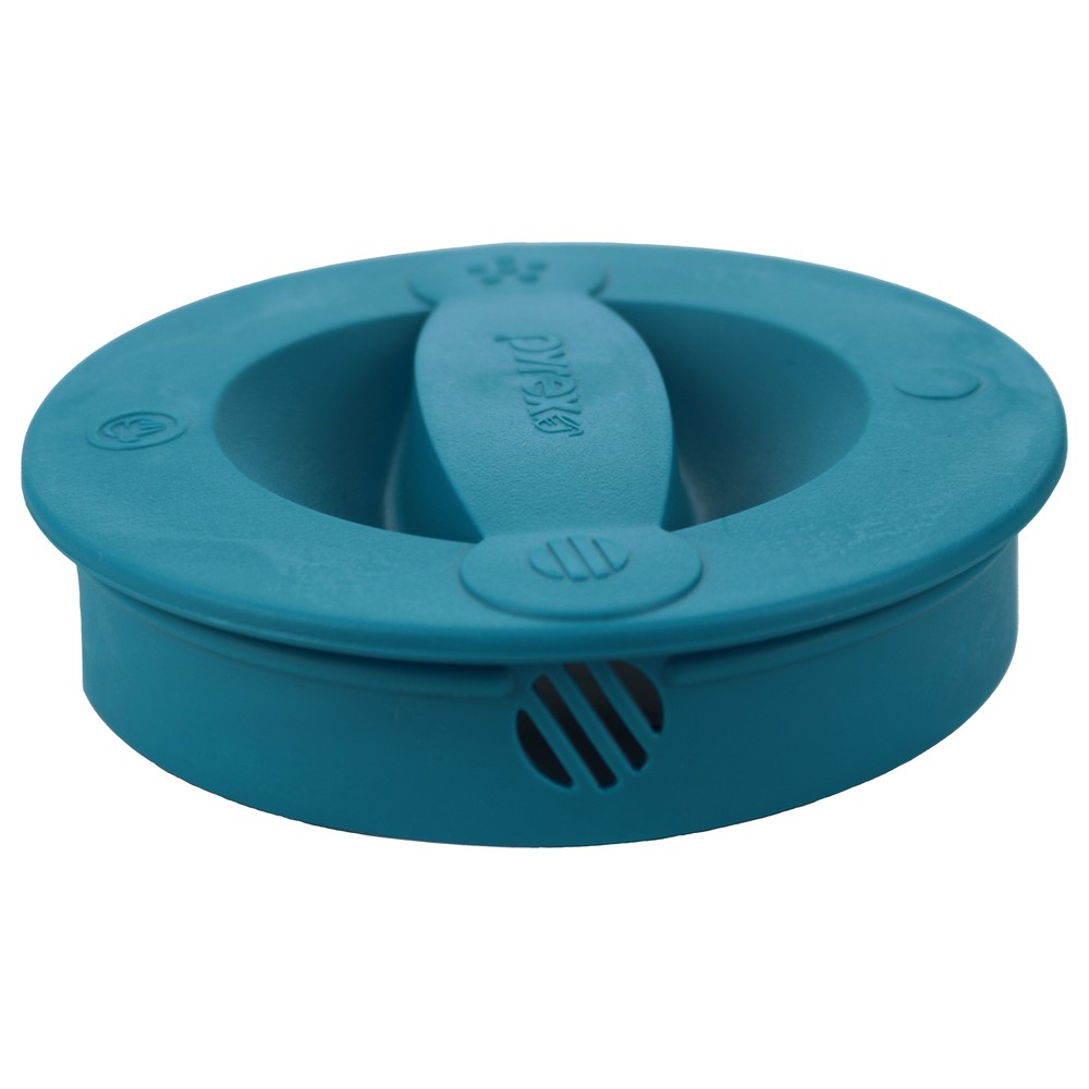 Pyrex 516-RRD-PC Adriatic Blue 2-Cup Measuring Cup Lid (4-Pack)