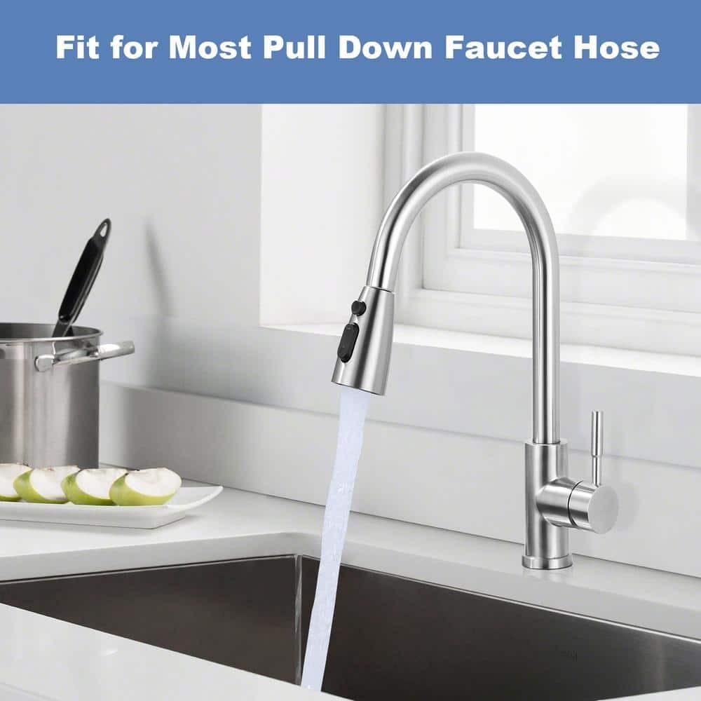 3 Function Kitchen Faucets Head Replacement with 9-Adapters