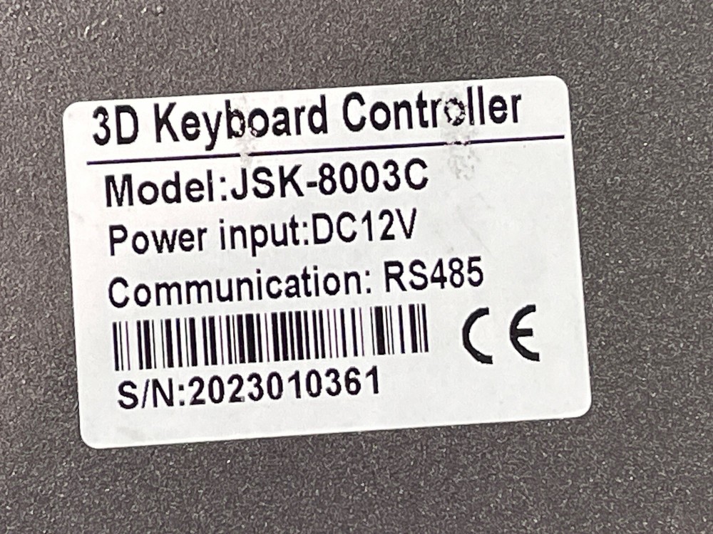 CCTV 3D Keyboard Controller JSK-8003C (Part)