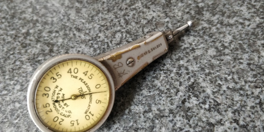 TESTED Dial Test Indicator PEARSON good working order MACHINIST