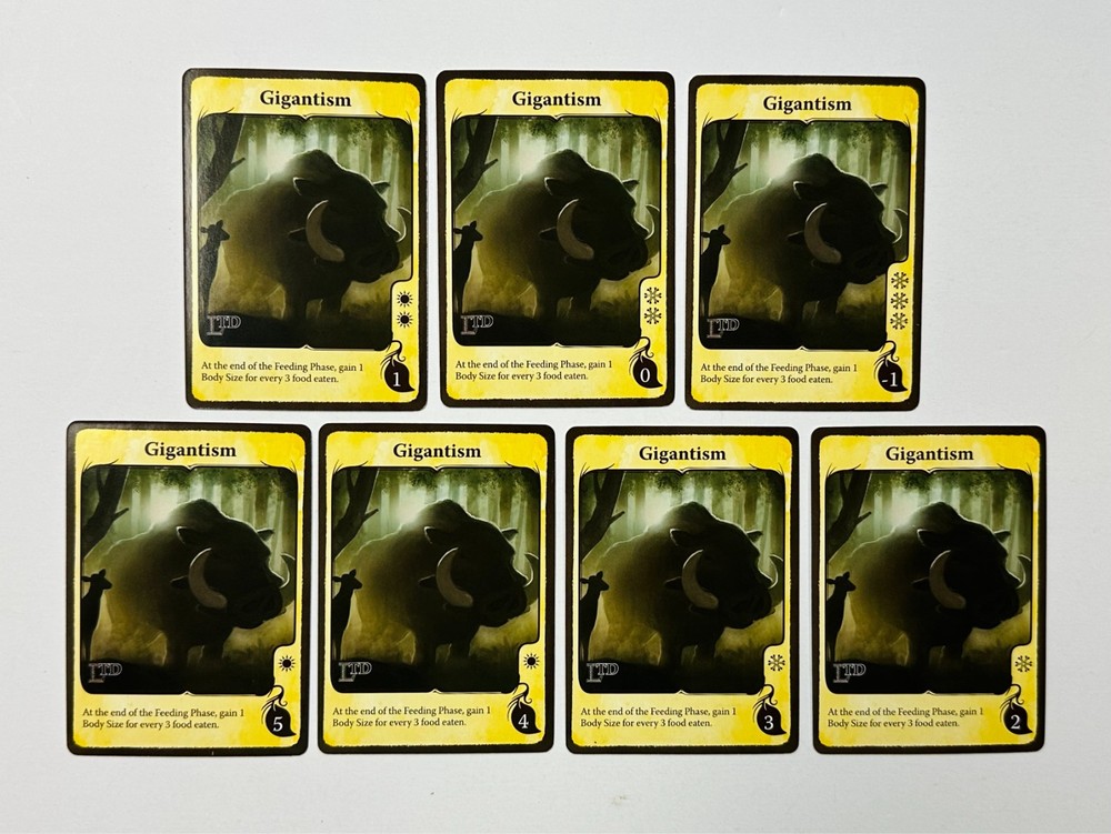 Gigantism Trait Promo Card Pack for EVOLUTION  Board Game NEW