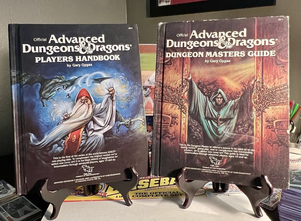 Advanced Dungeons & Dragons Player's Handbook & Dungeon Master's Guide Gary…