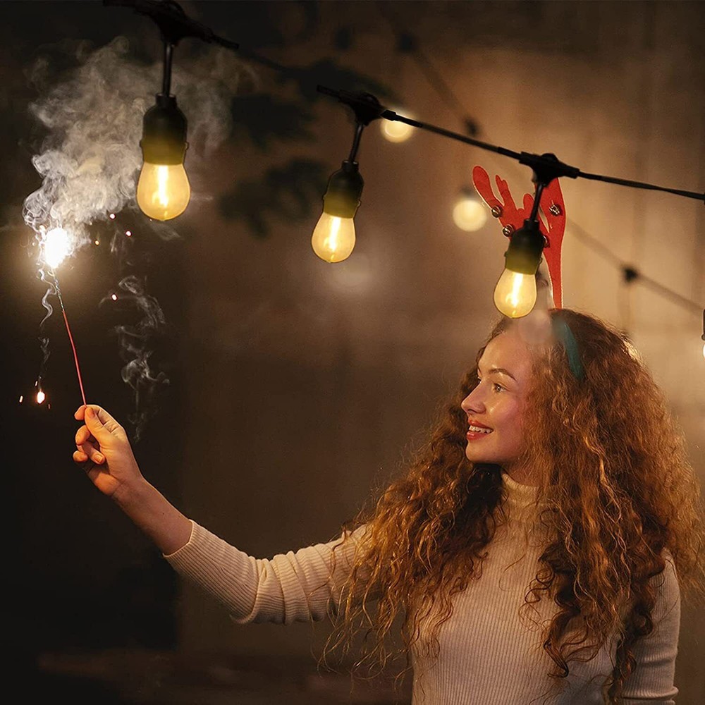 S14 E26 LED Bulbs Outdoor Edison Lights 2W, 15Pack for String Light Replacement