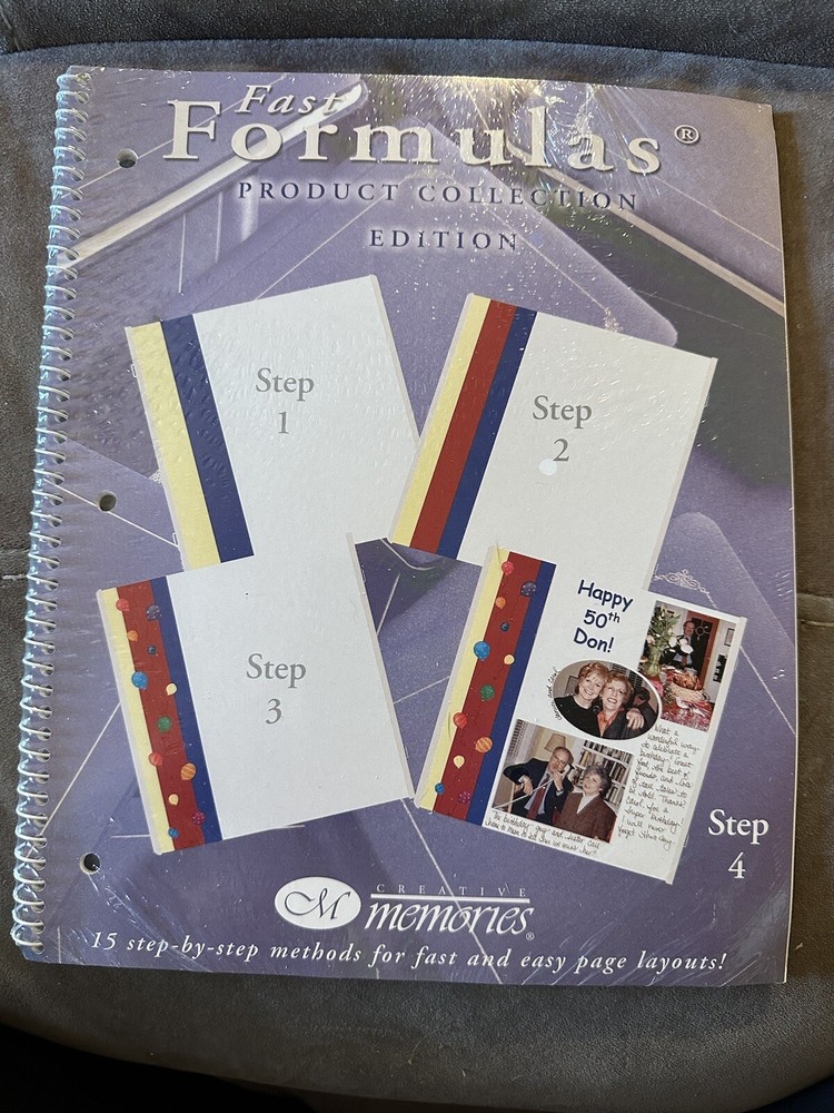 Creative Memories Fast Formulas Product Collection Edition.