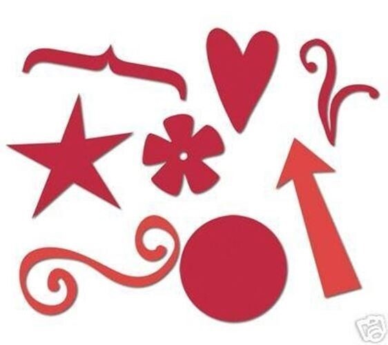 Queen & Co Bold Sequins 100 Per Package, Real Red