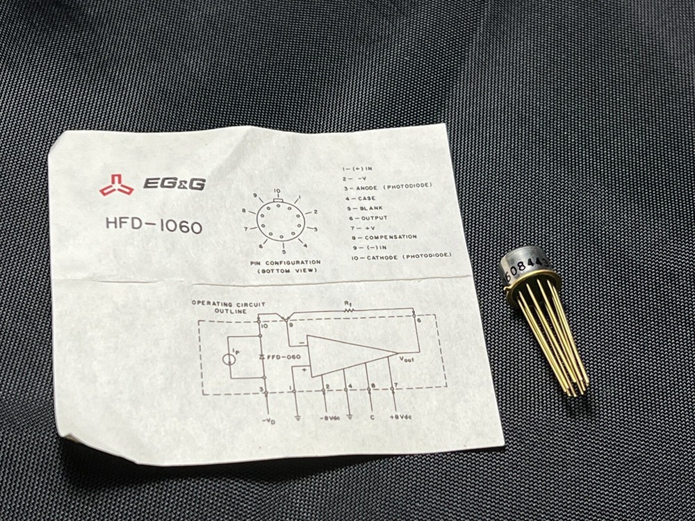 EG&G  Photodiode HFD-1060 HFD-10608443