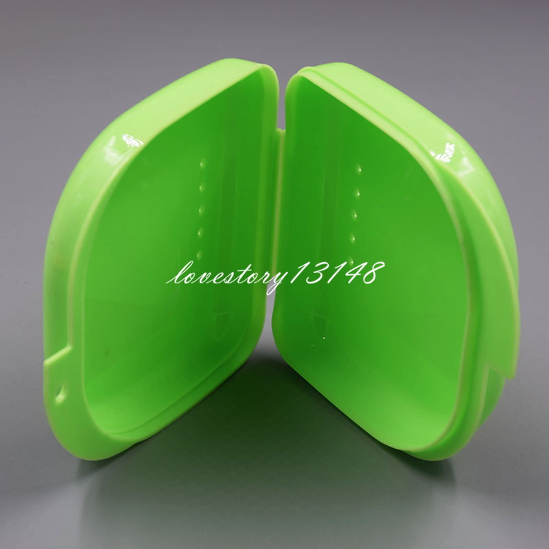 6 Pcs Dental Orthodontic Retainer Denture Storage Case Box Mouthguard Container