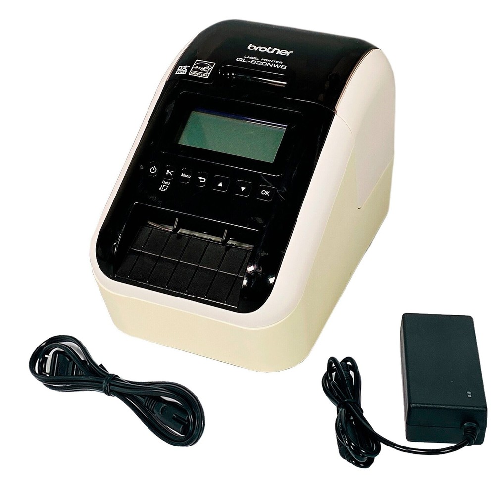 Brother QL-820NWB Thermal Barcode Printer Wireless BT USB LAN FULLY TESTED