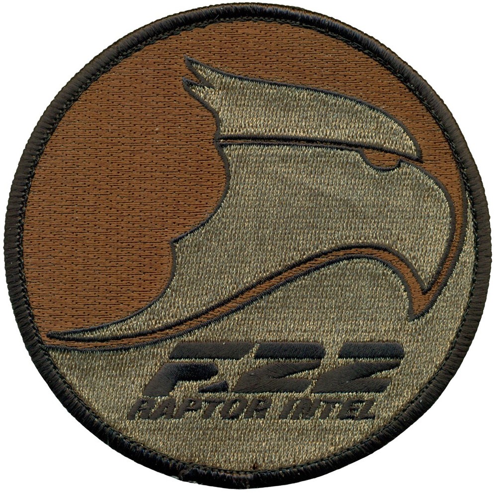 USAF F-22 RAPTOR INTELLIGENCE PATCH - OCP
