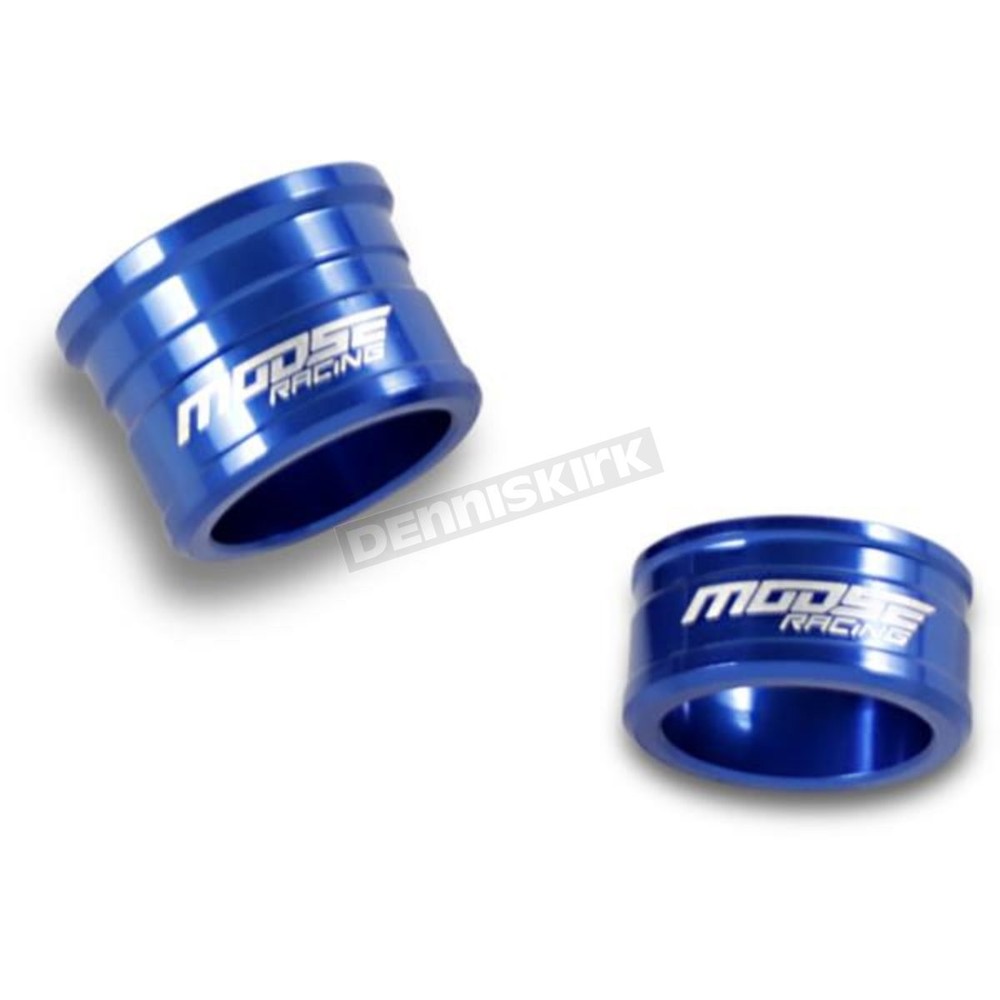 Moose Anodized Blue Front Wheel Spacers - 0222-0586
