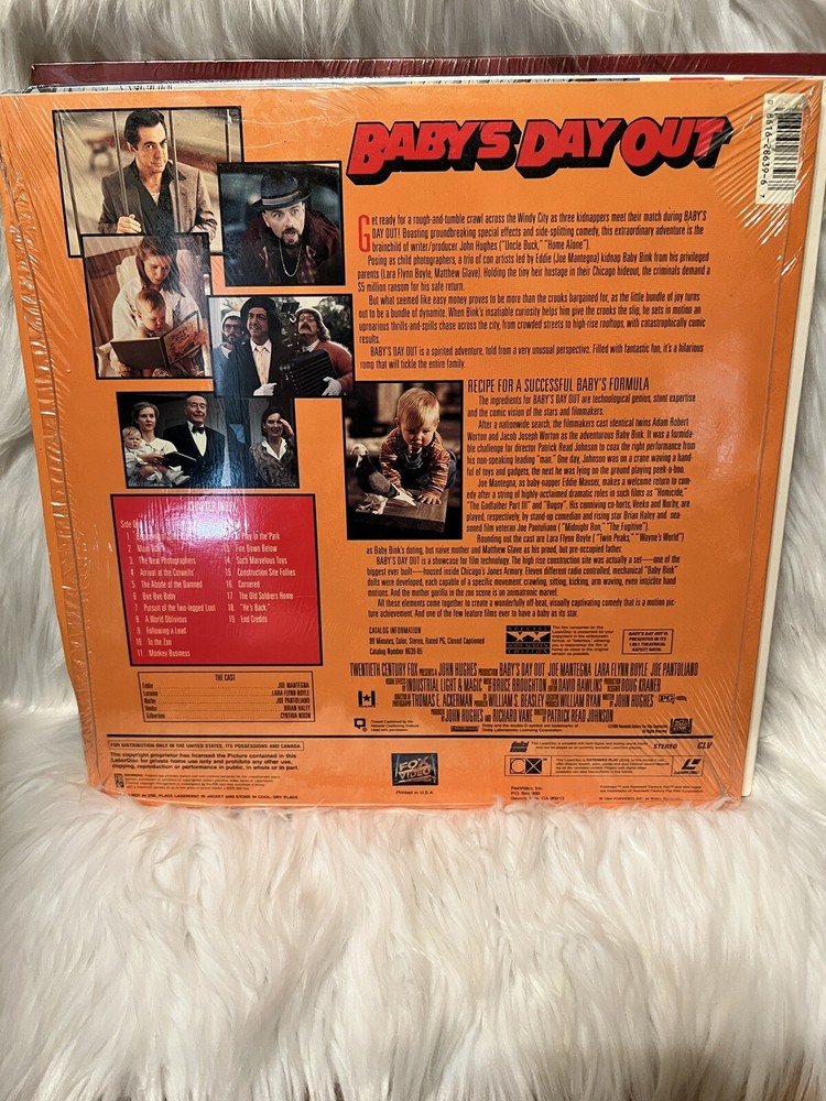 babys night out widescreen edition Laserdisc.