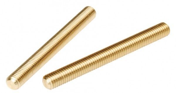 Solid Brass All Thread Threaded Rod Bar Studs 1/4-20 x 24"