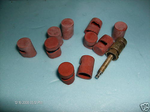 Field Telephone Terminal Rubber Caps Red color